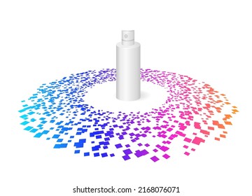 Hemisferio de podio realista. Resumen de la representación vectorial 3d en la fase redonda, área de exposición. Velador vacío para presentación de productos cosméticos. Vector aislado que se burla de la plataforma geométrica EPS10