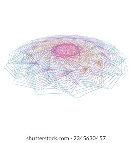 Realistic podium hemisphere. Abstract vector rendering 3d shape round stage, exhibition area. Empty pedestal for cosmetic product display presentation. Isolated vector mock up EPS10 geometric platform