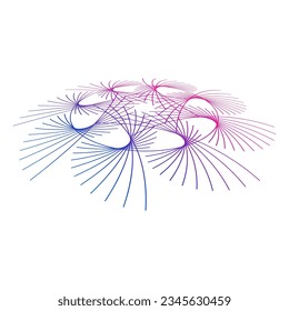 Realistic podium hemisphere. Abstract vector rendering 3d shape round stage, exhibition area. Empty pedestal for cosmetic product display presentation. Isolated vector mock up EPS10 geometric platform