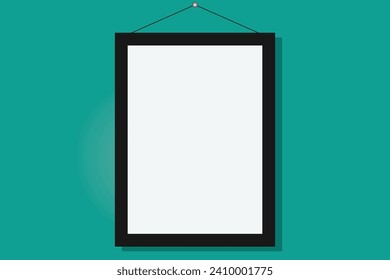 Realistic Polaroid photo frame mockup set. Empty photo frame mock up with shadow. Vintage card. Vector illustration