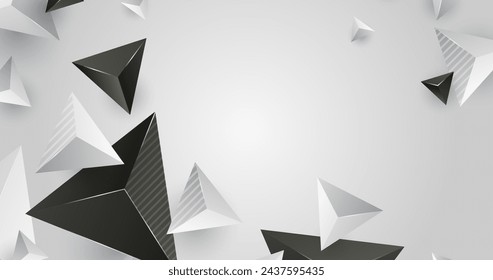 Realistic polygonal background vector design in eps 10