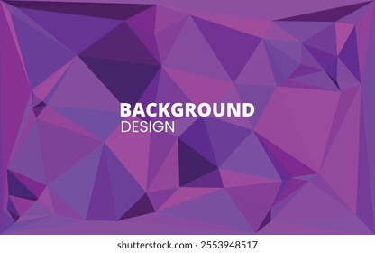 Realistic polygonal background for your graphic resource