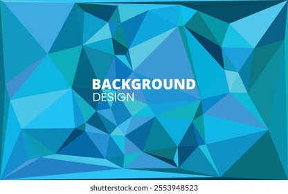 Realistic polygonal background for your graphic resource