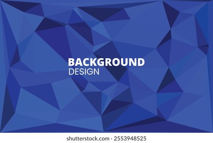 Realistic polygonal background for your graphic resource
