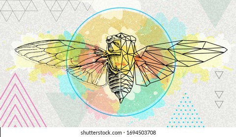 Cicada Tattoo の画像 写真素材 ベクター画像 Shutterstock