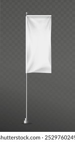 Realistic promotional billboard. Vertical advertising and marketing. Poster or banner. Place for presentation. Promo and identity, ad. 3D vector illustration isolated on transparent background