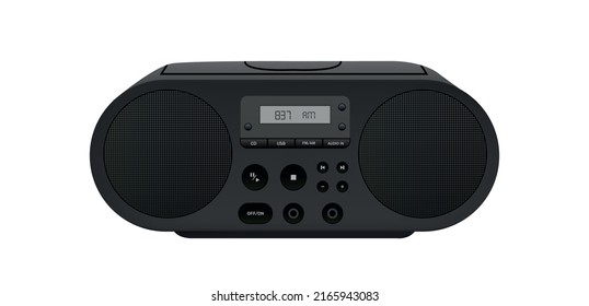 Realistic Radio Stereo, Black Player