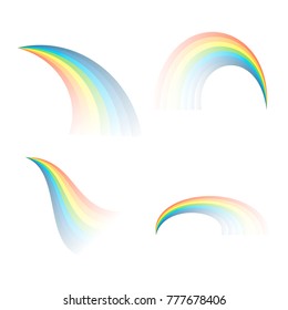 Realistic rainbow effect