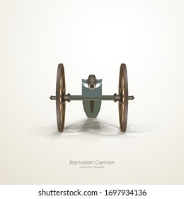  Realistic Ramadan cannon design 3d