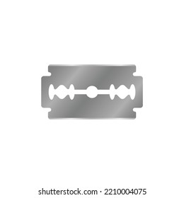 Realistic razor blade vector graphics