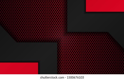 realistic red background with glossy red line, futuristic wallpaper technology, can be used for backgrounds, banner, landing page, flyer. vector.