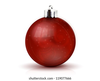 realistic red fir-tree sphere