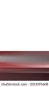 Realistic red stone table top, background for presentation - Vector illustration