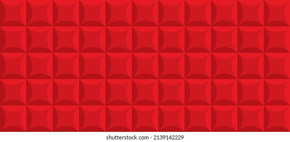 Realistic Red Tile Texture Decor Interior Stock Vector (Royalty Free ...