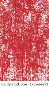 Realistic red wall texture, abstract background - Vector illustration