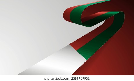 Fondo de cinta realista con bandera de Madagascar. Un elemento de impacto para el uso que desea hacer de él.