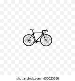 Realistic Road Velocity Element. Vector Illustration Of Realistic Exercise Riding Isolated On Clean Background. Can Be Used As Road, Bike And Bicycle Symbols.