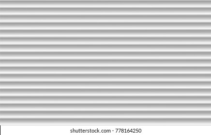Realistic roller shutter close up vector art, Garage shutter, windows, door