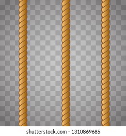 Realistic rope vector illustration EPS10