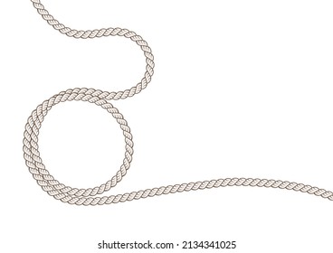 Rope Brush Vector Art & Graphics
