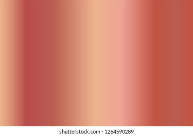 Realistic rose gold gradient texture. Shiny golden pink metal foil gradient. Vector illustration
