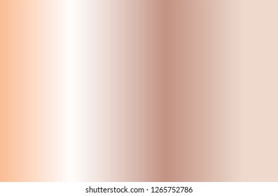 Realistic rose gold gradient texture. Shiny golden pink metal foil gradient. Vector illustration