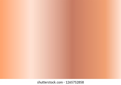 Realistic rose gold gradient texture. Shiny golden pink metal foil gradient. Vector illustration