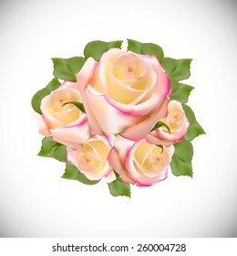 Realistic Rose High Quality Vector Illustration EPS10
