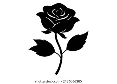 realistic rose of the valley flower with leaves vector illustration