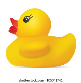 Realistic rubber duck