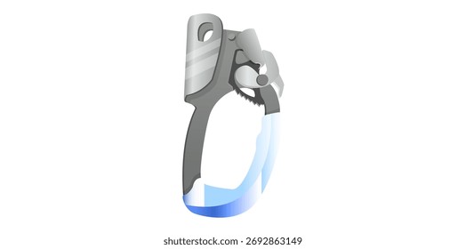 Realistic Safety Clasp Accessory Vector Illustration.	