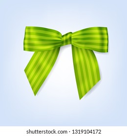 Realistic satin ribbon bow. Eps10 vector illustration
