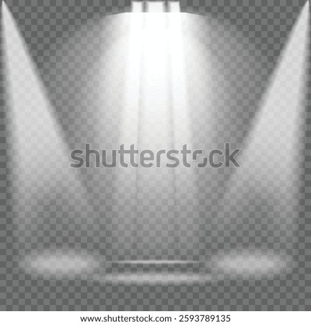 Realistic Scene Illumination High-Quality Scene spotlights.