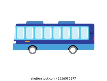 Realistic School Bus Vector Illustration, Creative and Detailed Design for Public Transit, Tourism, and School Bus Projects. 