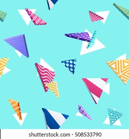  Realistic seamless background. 3D geometric shapes