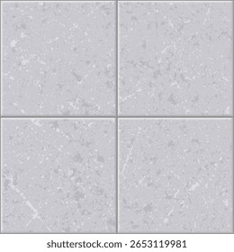 Realistic seamless gray stone tile texture with rough surface grain, ideal for 3D modeling, architecture, or interior material design, perfect for wall cladding, floor rendering, or visual mockups.