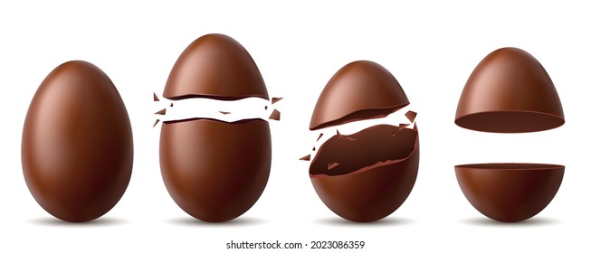 Chocolate eggs image Royalty Free Stock SVG Vector