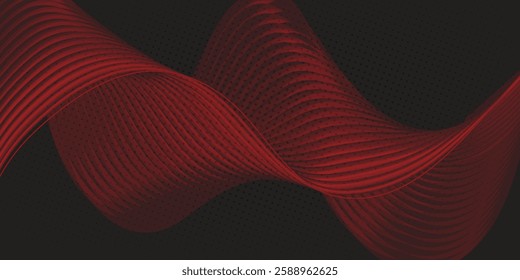 Realistic set of hot air vortex effects isolated on transparent background. Vector illustration of red spiral swirls with shimmering dust particles. Symbol of heating, magic power