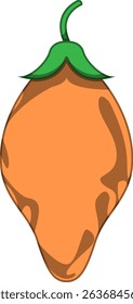 Realistic Shaded Vector of Chili Pepper
