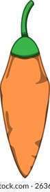 Realistic Shaded Vector of Chili Pepper