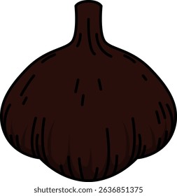 Realistic Shaded Vector of Garlic