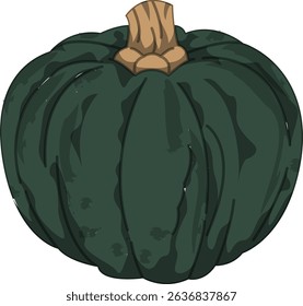 Realistic Shaded Vector of Pumpkin
