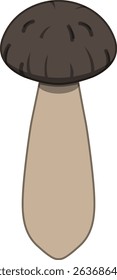 Realistic Shaded Vector of Shimeji Mushroom