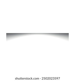 Efecto realista de la caja de sombra con luz y sombra. sombra cuadrada sobre papel transparente. Ilustración vectorial plana sobre fondo blanco.