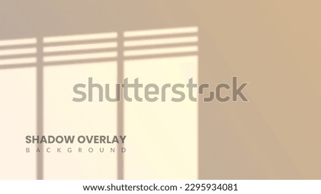 Realistic shadow overlay background. White room interior with sunlight coming through the window. Aesthetic sunrise in the room