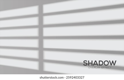 realistic shadow overlay effect of room Window pane, Glare from the sun's rays on the wall. Blurred shadows from leaves and plants in the room. Soft overlay of natural light, Natural light layout.