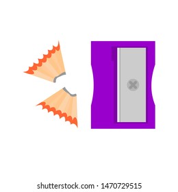 Realistic sharpener for office and education at school. Vector illustration