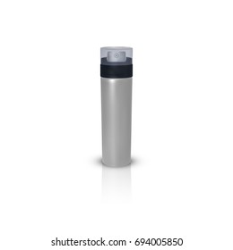 realistic shaving gel isolated on white background. vector illustration
