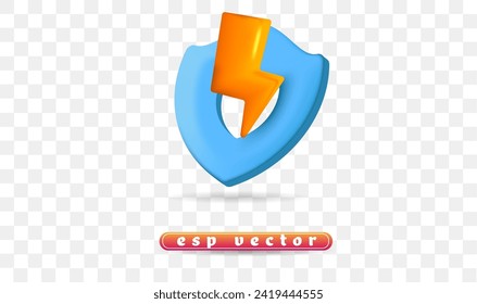  Ilustraciones de diseño de iconos 3d con marca de verificación de pantalla realista.