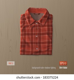 Realistic Shirt Vector Illustration